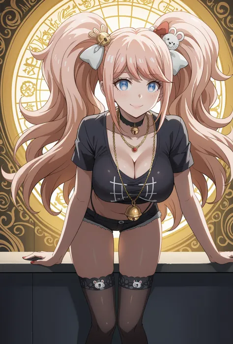 score_9, score_8_up, score_7_up, source_anime, 4K,perfect fingers,(perfect hands, perfect anatomy),prefect lighting, very aesthetic, intricate details,highly detailed background, masterpiece, high quality, best quality, 
1girl, junko enoshima, long hair, b...