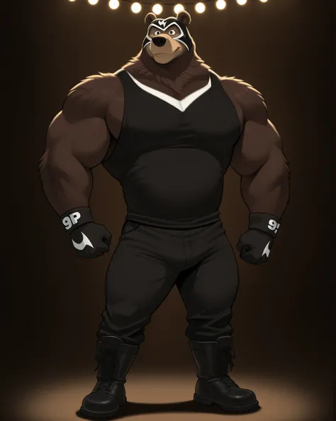 score_9, score_8_up, score_7_up, cartoon_style, ((by BodiPhantom)), 4k, 8k, The best quality, very well drawn, detailed, high quality, detailed, 4k, high resolution, high quality, high resolution, furry character, ursine, BodiPhantom, Himalayan bear, bear...