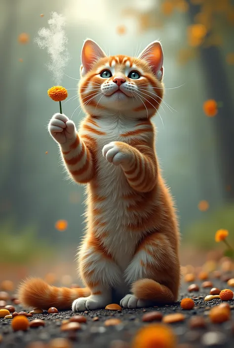 gatito, arco, salto 