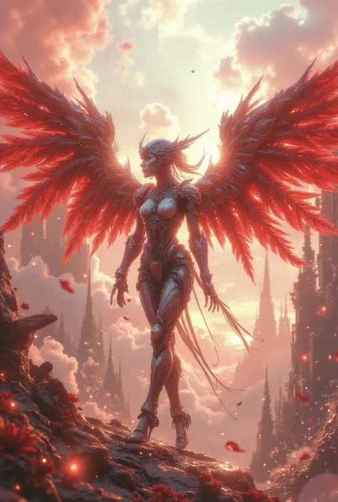 Chinese ink style,Steampunk world,Carved steampunk warframe girl in profile full body shot, giant mechanical wings, Jet steam is suspended in the city air, Ink animation art, Ink comic art, water ink, ink,Smudge, 8K, Delicately portrayed, Works of masters,...