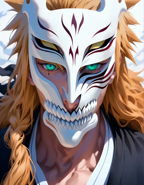 I want to you Creating Anime with Main Character Has Been Reincarnating, Uzumaki Naruto/Boruto Has Been Reincarnating As Ulquiorra Ciffer/Bleach and Morgoth/Lords Of The Rings, A man's With His Hair is Black, Long Hair, the Man's eyes Combination with Left...