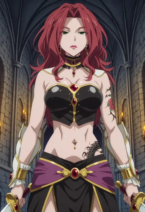 Malty Melromarc (The Rising of the Shiel) beautiful body,athletic body, beautiful breasts, ,visible private parts , ultra detailed image, anime image ,girl, anime malty, medium Breasts, excitement, red hair, green eyes , ear piercing, long hair, , lipsti...
