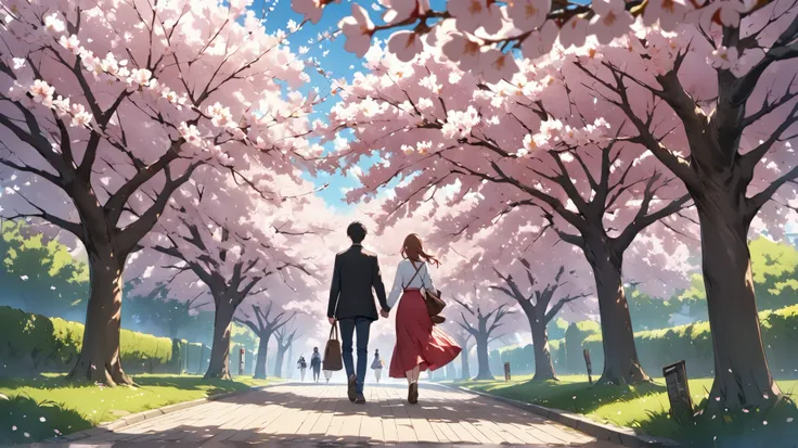 Walk under a cherry tree in full bloom2people