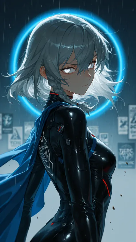 by [arknights|(748cmstyle:0.5)], god rays, cinematic shot, mature, young adult, masterpiece, best quality, amazing quality, very aesthetic, high resolution, ultra-detailed, absurdres,
(1girl, solo:0.55), alone,(from side, upper body focus, action shot, thr...