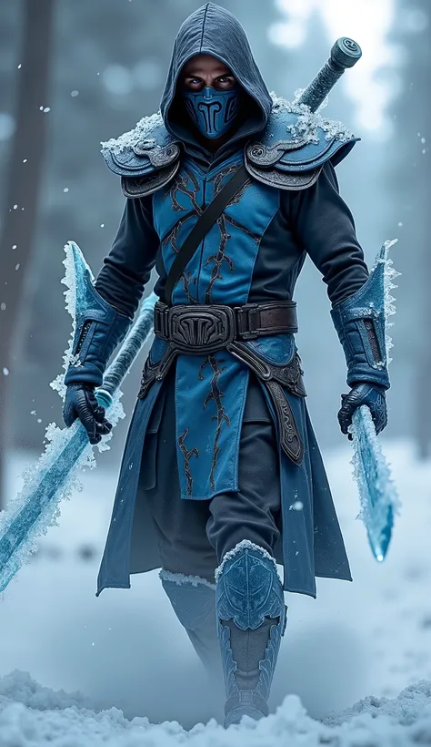 Tom Cruise takes on the role of the ruthless Sub-Zero in an electrifying reinterpretation of the master of cryokinesis in * mortal kombat*. Wearing ninja armor reinforced in shades of blue and black , with crystallized ice plates that reflect light with a ...