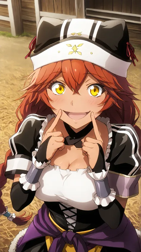 Lupusregina_Beta, overlord \(maruyama\)
High quality ,  best quality , masterpiece,  High Resolution , detailed face( LoRA: Lupusregina),anatomically correct, detailed hair Style( LoRA: Lupusregina),anime Coloring
solo, 1 girl
red hair, twin braids, long h...