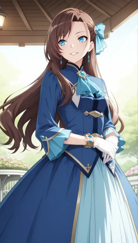 1 female, Pretty beautiful girl, (Catherine Claes, long hair, bangs, brown hair, blue eyes, asymmetrical bangs), Pure Bitch, Captivating Body, Female Curves, skinny, glamorous body standing all over, Nasty Beauty , (grinning), Sharp Eyes, sling, beautiful ...