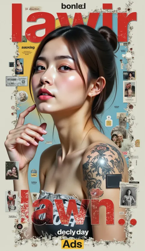 retro collage uprising,vintage ads and surreal scraps,broken logic,high quality,4k,8k,hdr,ultra detailed,photorealistic,vivid colors,studio lighting,dynamic pose,chaotic,abstract,collage,digital art,vibrant palette,bold contrast,layered textures,experiment...