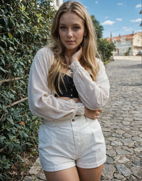 Rostro de Dolly Little, blonde hair