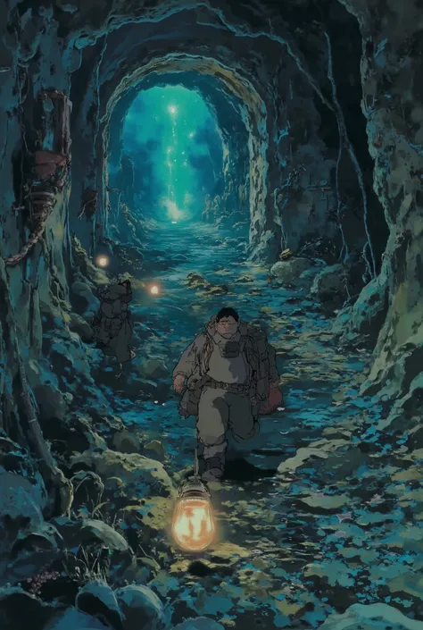 (masterpiece, best quality:1.2), alone, (A Glowing Portal in dark洞窟:2)、 Dark Dungeons 、 handheld lantern、 torch、Great adventure、Adventurer、 dark、((( Darkness)))