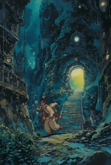 (masterpiece, best quality:1.2), alone, (A Glowing Portal in dark洞窟:2)、 Dark Dungeons 、 handheld lantern、 torch、Great adventure、Adventurer、 dark、((( Darkness)))