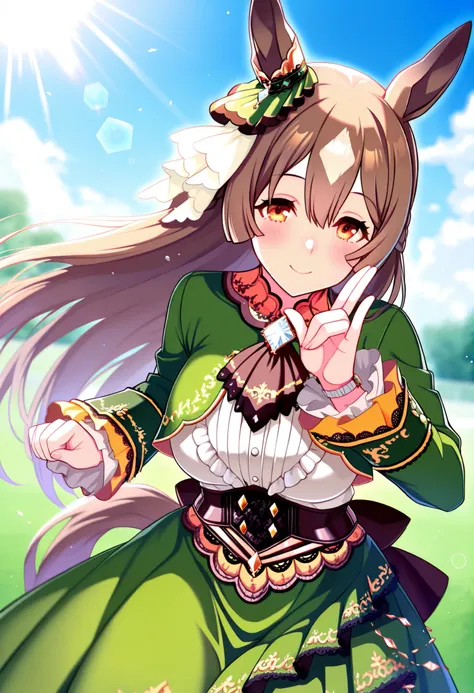 Satouno Diamond Umamusume Pretty Deby, masterpiece, top quality,, score_9, score_8_up, score_7_up ,
Satono Diamond \(Uma Musume\), 1 girl, horse ears, earrings, running, smile, horse tail, watch viewers, sleeve until past the wrist, , blurred, ハーフup, nul...