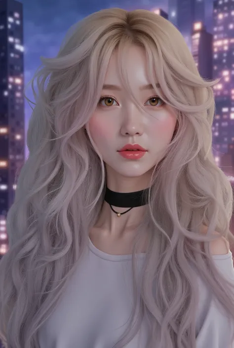 30 years old Blonde Woman,Power the energy ball in the night sky in the city,閃電 she have a hot 沙漏身體 with huge tots and bubble butt, (She is not looking at the camera), Brown eyes, (blonde Long hair), realistic and Fine Face , Beautiful woman , , Fine Fac...