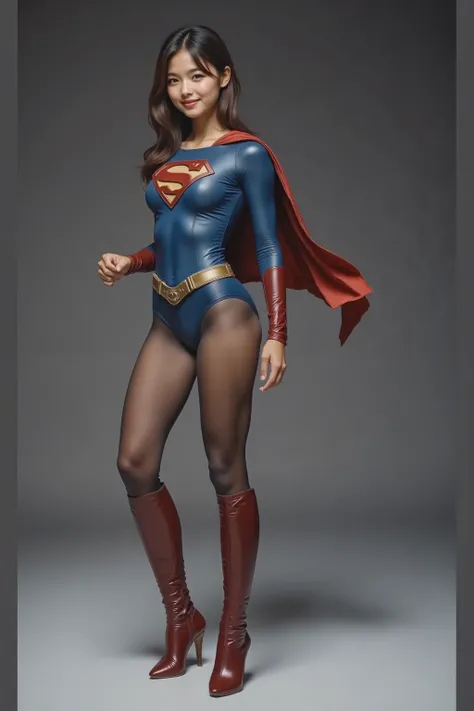 no background、(((  let's legally express beautiful legs with black tights .)))、(((  Legally Express the Beauty of Your Smile  )))、((((Make the most of  )))、(((supergirl costume on background)))、(((beautiful hair)))、(((pain)))、((( wear black tights ....、Wea...