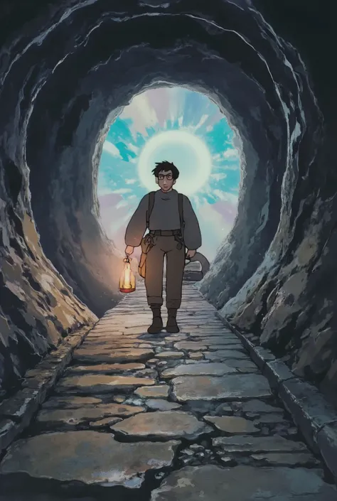 (masterpiece, best quality:1.2), alone, (A Glowing Portal in dark洞窟:2)、 Dark Dungeons 、 handheld lantern、 torch、Great adventure、Adventurer、 dark、((( Darkness)))