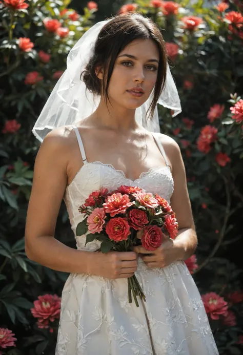 masterpiece:1.2, better quality), realistic, (IMAGEN REAL, intricate details, depth of field), (a chic, Alone ), make up, parted lips, Very detailed, perfect face blouse, (sagging skin), thick thighs, wide hips, Small waist, high, shiny coral lips,, ( A g...