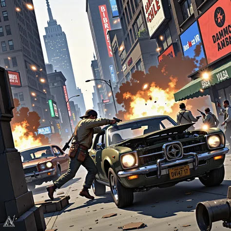 (Grand Theft Auto,Los Santos:1.2), Shootout with gangsters