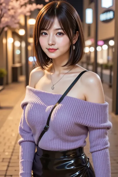 sakura, huge breast, by adjusting the framing so the subject's full head is visible within the composition, with the crop showing only from just above the bust to slightly above the top of the head. Ensure there is a comfortable amount of background space ...