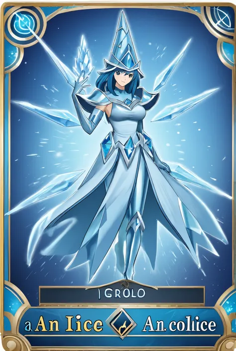Trading cards with a necromancer and an ice magician and a fire mage it should have attack and life on the cards