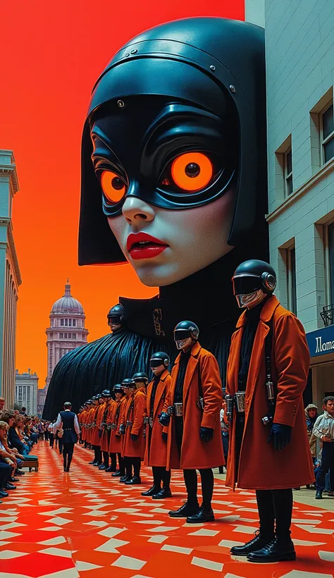 Surrealist Psicopop. intriguing people. Clockwork Orange film. cinematic. 8K.