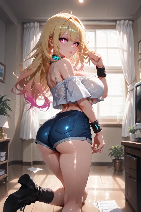 (1girl, solo, full body), ((dynamic angle:1.3)), ((dynamic action:1.3)), extreme proportions, ((model-thin proportion:1.3)), (ethereally slender:1.3), (paper-thin waist:1.4), (bony:1.2), (protruding ribs:1.2), (protruding collar bones:1.2), (underweight:1....