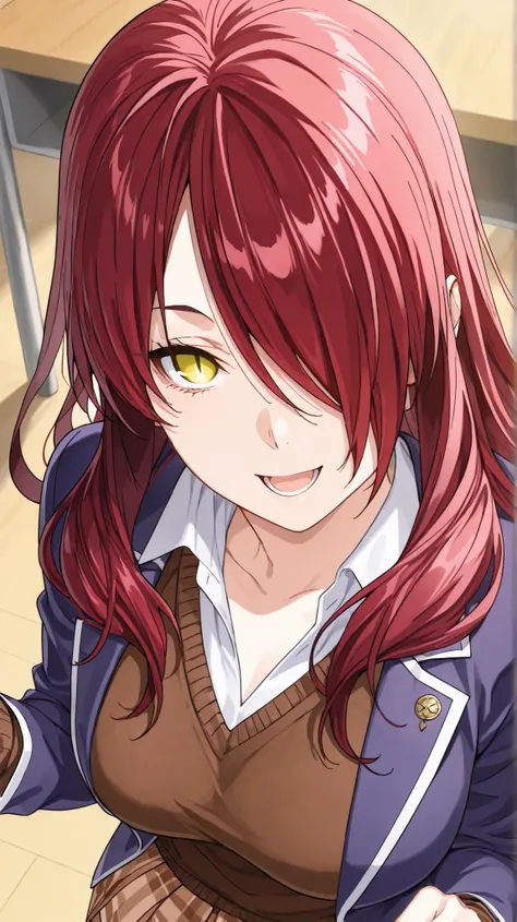 kobayashi rindou,
High quality ,  best quality , masterpiece,  High Resolution , detailed face( LoRA: rindou),anatomically correct, detailed hair(LoRA: rindou) ,detailed bangs(LoRA: rindou)
solo, 1 girl, 
rindoukobayashi, mature female, long hair, red hair...