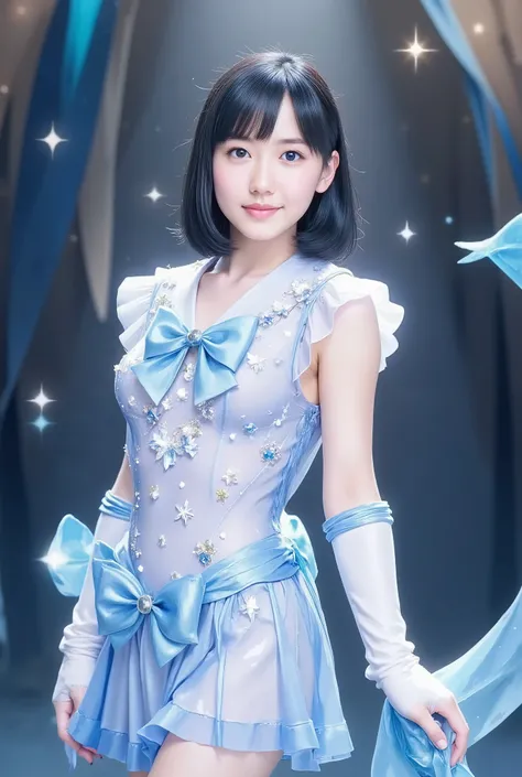 1 mana,The costume is transparent 、Sailor Macury、mana
