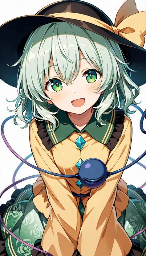 エロ漫画,Komeiji Koishi,Touhou Project,Smile with open mouth,,Curvaceous,Top image quality,Masterpiece