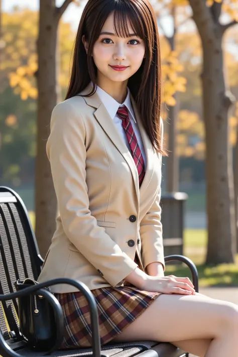 haruka, firm breast, by adjusting the framing so the subject's full head is visible within the composition, with the crop showing only from just above the bust to slightly above the top of the head. Ensure there is a comfortable amount of background space ...