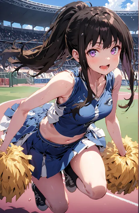 purple eyes,