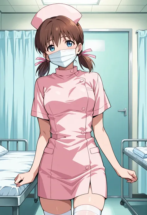 Score_9, score_8_up, score_7_up, source_anime, Kodama Hikaru, solo, brown hair, hair ribbon, ribbon, blue eyes, pink ribbon, low twintails, short twintails, (best quality), (high quality), {masterpiece}, extremely delicate and beautiful, ultra-detailed, be...