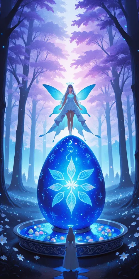 神秘の森の妖精 🌌💙✨