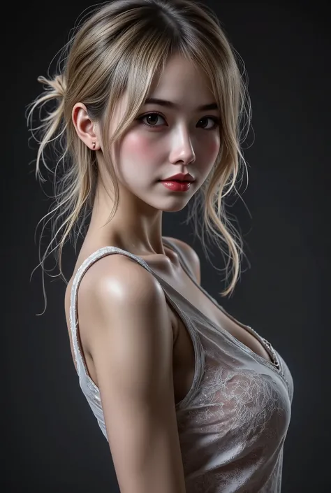Quality\Realistic,(photorealistic Realism),((high resolution)),((intricately detailed digital art)),(best quality),(realistic texture details: perfect skin, smooth skin, (without folds and dents:1.28)),(professional photography\), BRAKE , Famale\1 Woman:1...