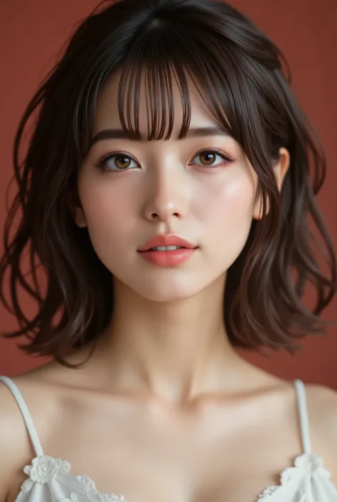 ( absurd quality ,16k,high resolution,masterpiece:1.2), Ultra Details,超high resolution,(Photorealism 16K Quality), (1 female:1.3 22 year old ), (BEST DETAIL QUALITY , Realistic Textures: skin, hair), (the most absurd quality perfect eye), ( super beautif...