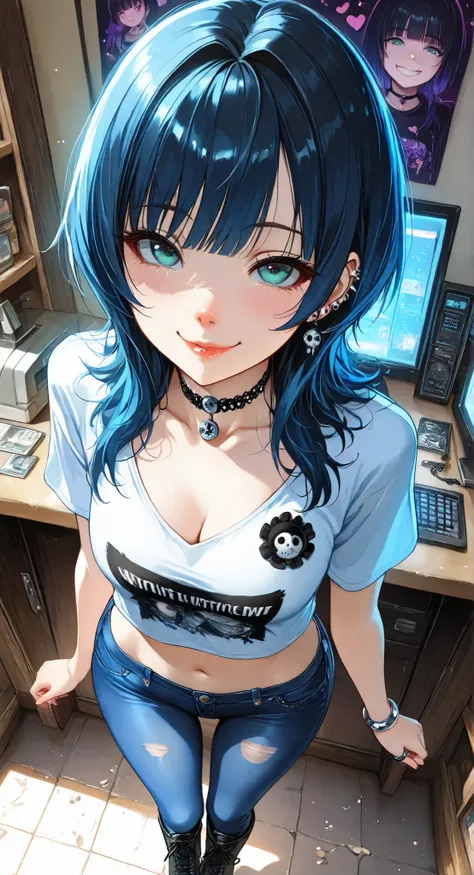 Masterpiece digital art inspired by the art styles of [Toshio Maeda | Seiji Matsuyama | Ken Akamatsu | Milk Morinaga | Naoko Takeuchi] in the style of (very subtle explicit content, exaggerated features, fantastical elements, vibrant colors, expressive fac...