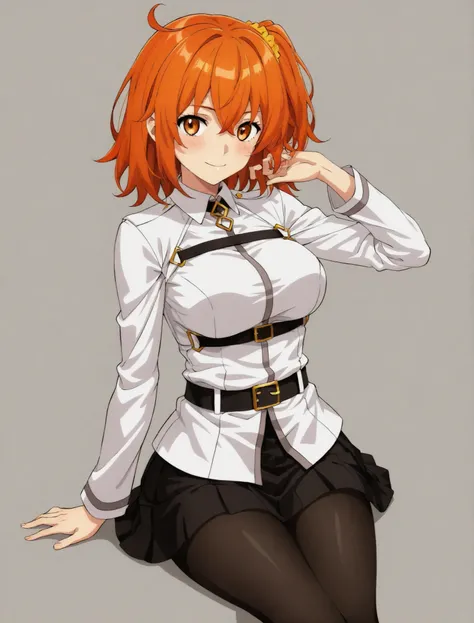  1 girl to improve Sa, Fujimaru Tachika \(female\), uniform,, 最High Quality, masterpiece, High Quality,newest, Absard Dress, high resolution,incredibly Absard Dress , Inside the ruins