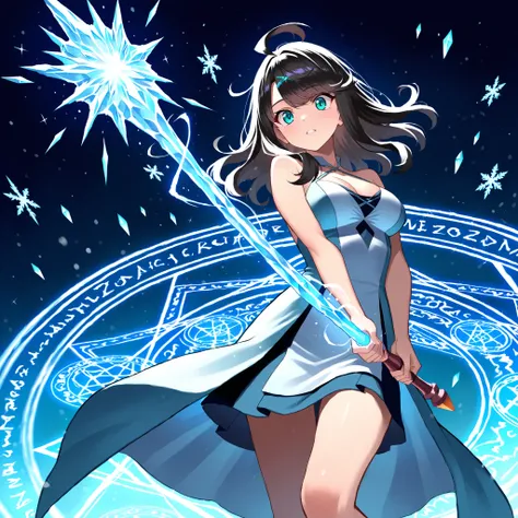 Witch, Witchの帽子, Magic Rod, Daring, Frozen Magic Circle, Frozen World, diamond dust, Impressive