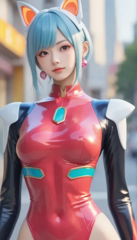 Street fashion in 3025, robot suits,Doraemon suit