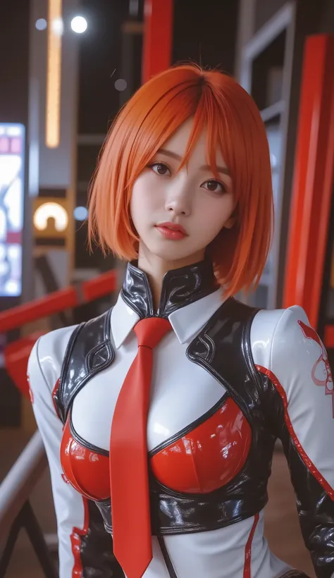 street fashion in 3025, ((Evangelion, Asuka Langley )),1 girl,solo,,Cowboy Shots, ,,, score_9,score_8_up,score_7_up,,8k,1 girl to improve Sa,solo, erotic, Big Breasts, Nipples