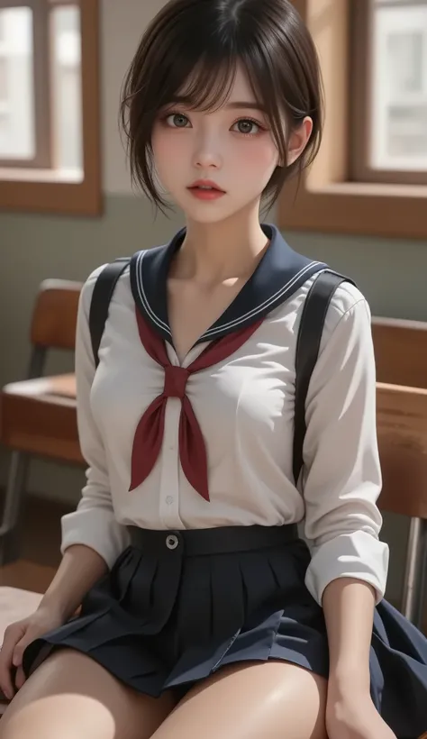 8k,ultra high resolution , best quality, masterpiece,rule of thirds,golden ratio,surreal,pictures, one woman,( girl:1.3),cute,cute顔, Beautiful Eyes in Every Detail , 細かくdetails,mature woman,princess,Full body,black hair,Short layers,ID photo, luxurious an...