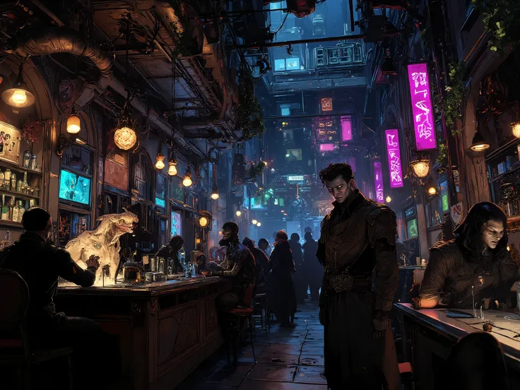 Cyberpunk bar for monsters and mutants