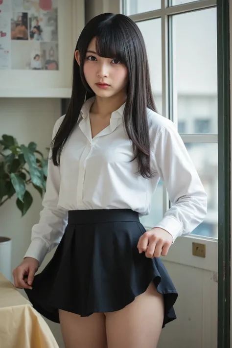 high school uniform face up School High Quality HD Light up skirt show me panties naked nude naked体