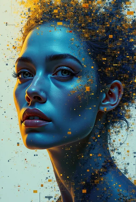 Gold and blue mood