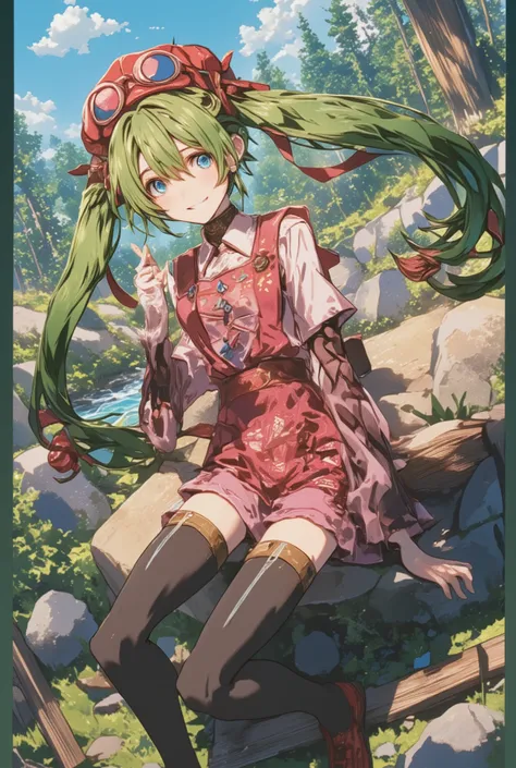 ( masterpiece、 best quality、 best quality、Official Art、 beautiful beautiful :1.2) Hatsune Miku、light green twin tails, beautiful breasts, best quality, (masterpiece:1.2), illustrations, absurd,
(1 girl), (solo), (Beautiful Detailed Girl), (upper body, ...
