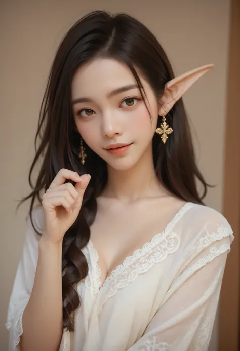 A sacred and enchanting dark elf