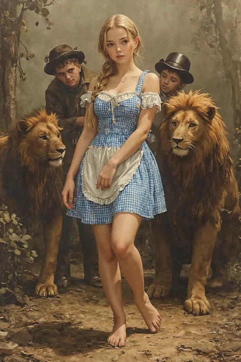 Shared Dorothy,
antqgldnCE style,
an illustration of,
nsfw,
for Adult,
Photorealism,
((A scene from a live-action movie)),
Incredibly detailed,
19th century photo, antique photo, sepia toned photo,
A page from a picture book that reads,
text that reads...