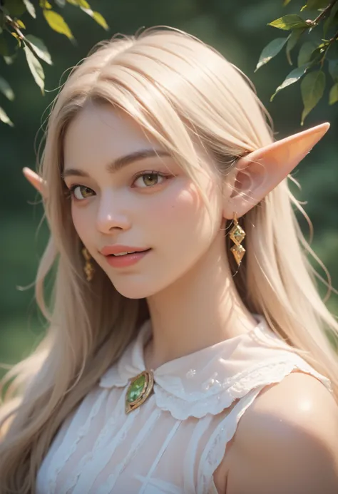 A sacred and enchanting elf