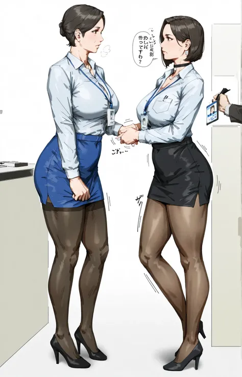 , (young female employee's daily life), Young beautiful office lady, Sexually Harassed, Thighs Touched by Uncle, beautiful lady standing in clothes, Young Clothed Beautiful Office Women Touch Their Thighs, ガラス越しPublic recording, No license, Beautiful Woman...