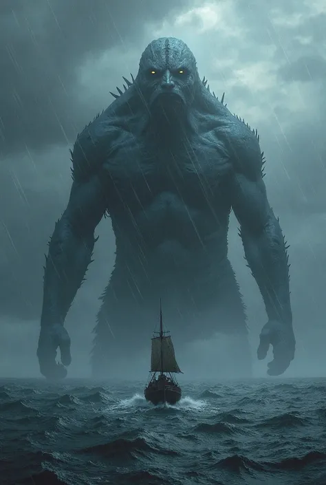 Sea Monster In The Ocean