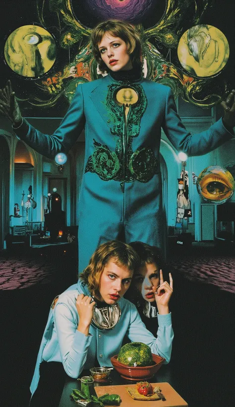 Surrealist Psicopop. intriguing people. film David Lynch — Dreams, Mysteries and Secrets. cinematic. 8K.